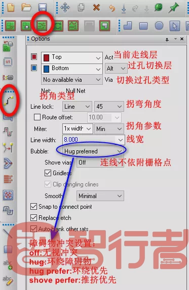 Allegro走线从Connect到Fanout:Route菜单核心操作一次串完截图1