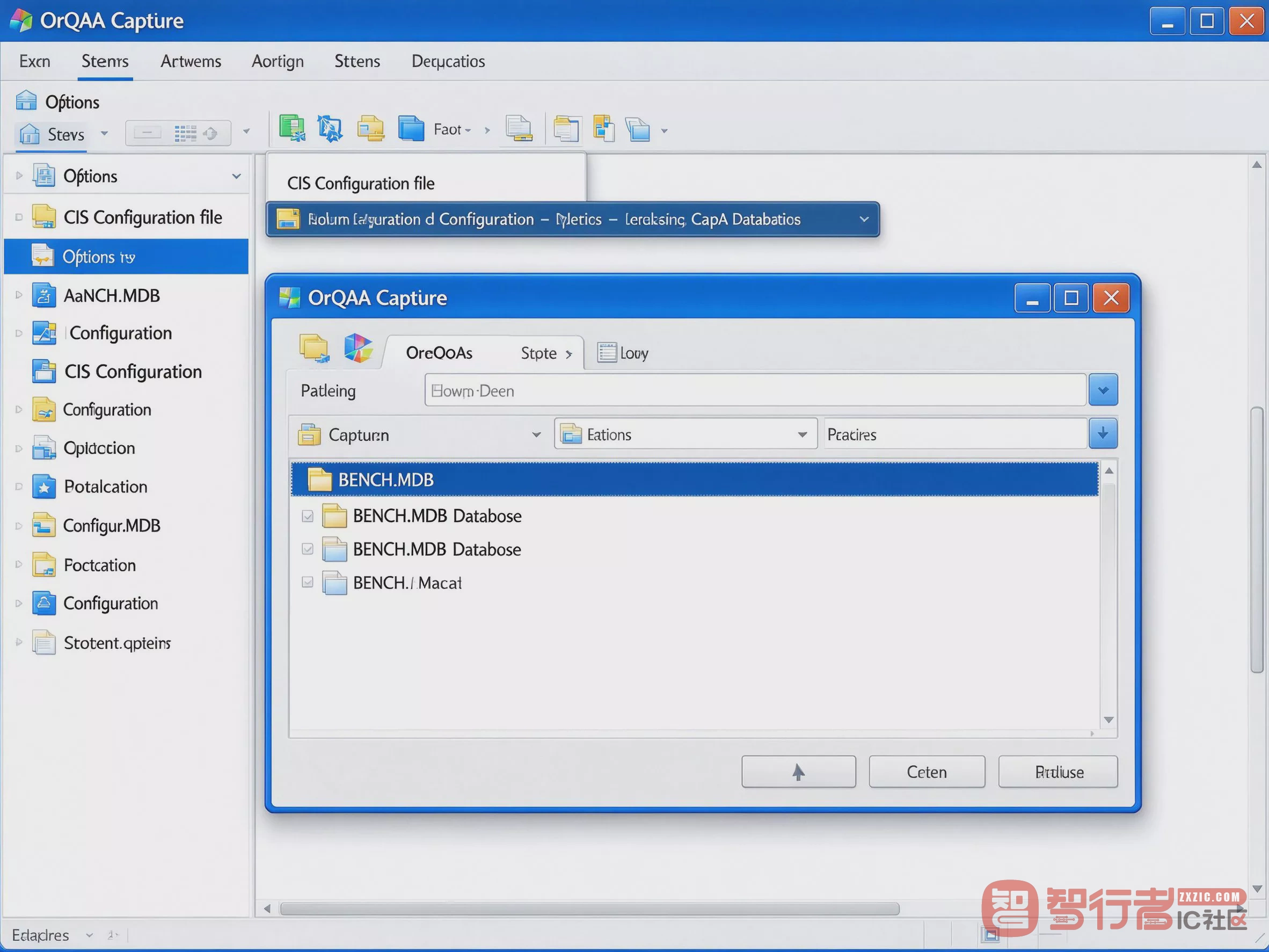Options→CIS Configuration file