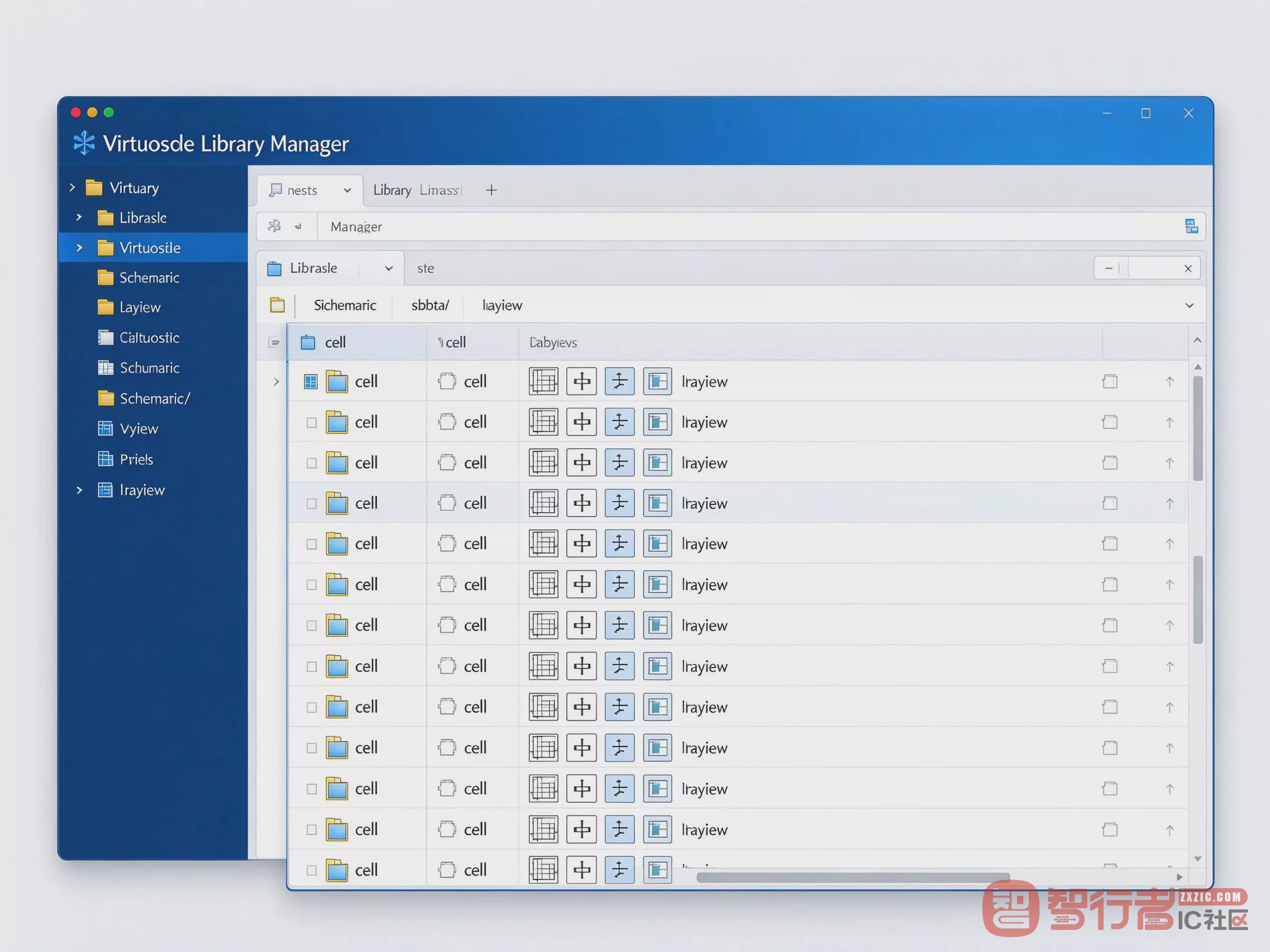 Library Manager管理cell