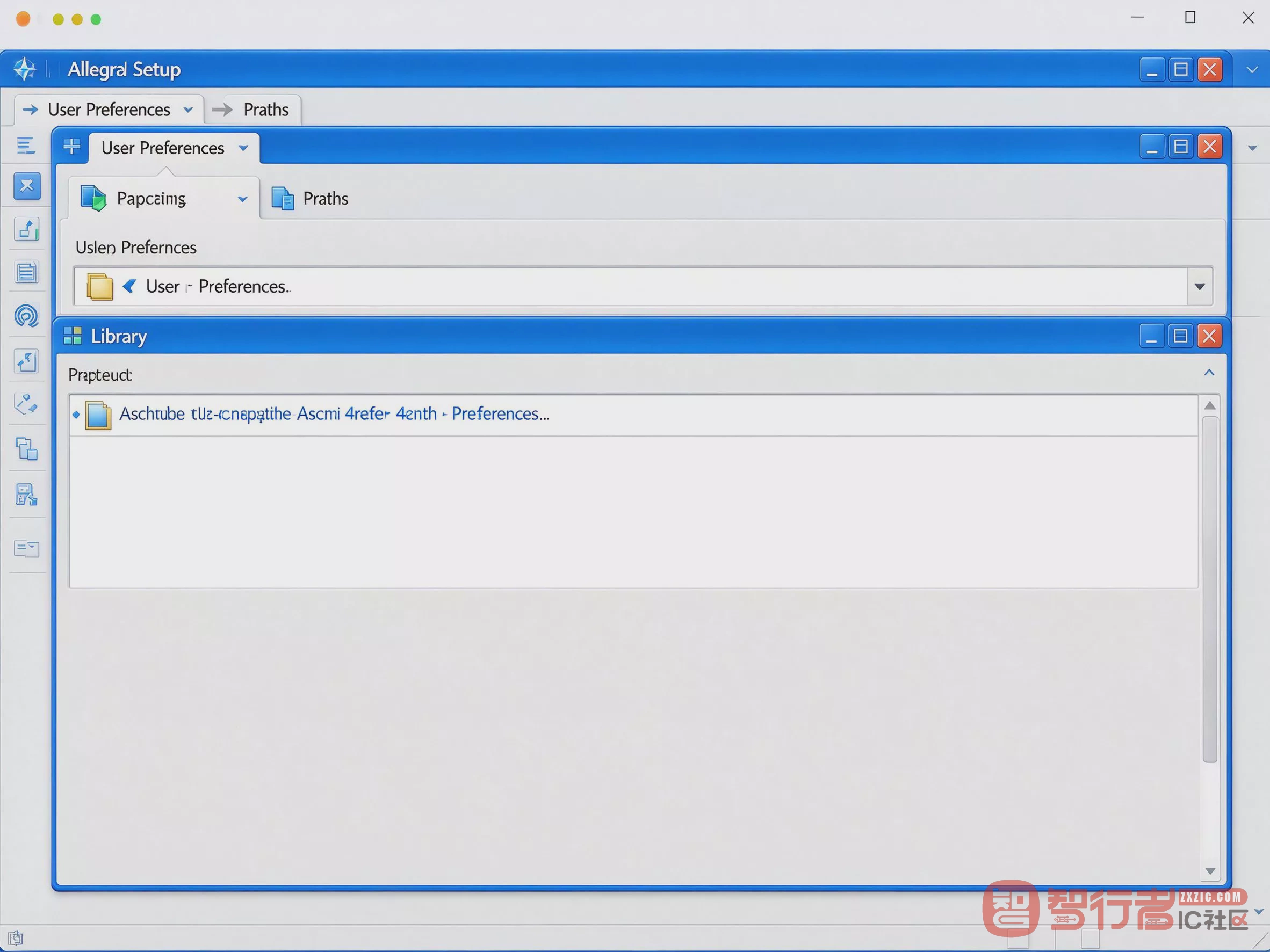 User Preferences Paths