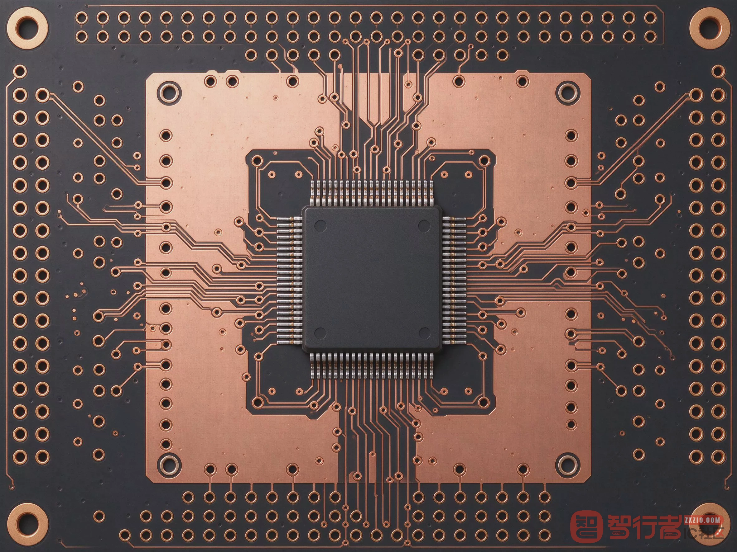 PCB铺铜平面